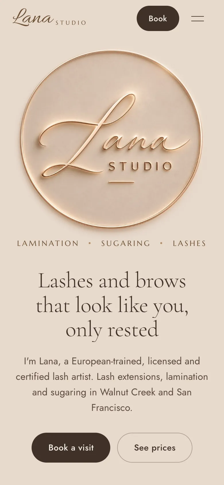 Lana Studio — Мобильная версия