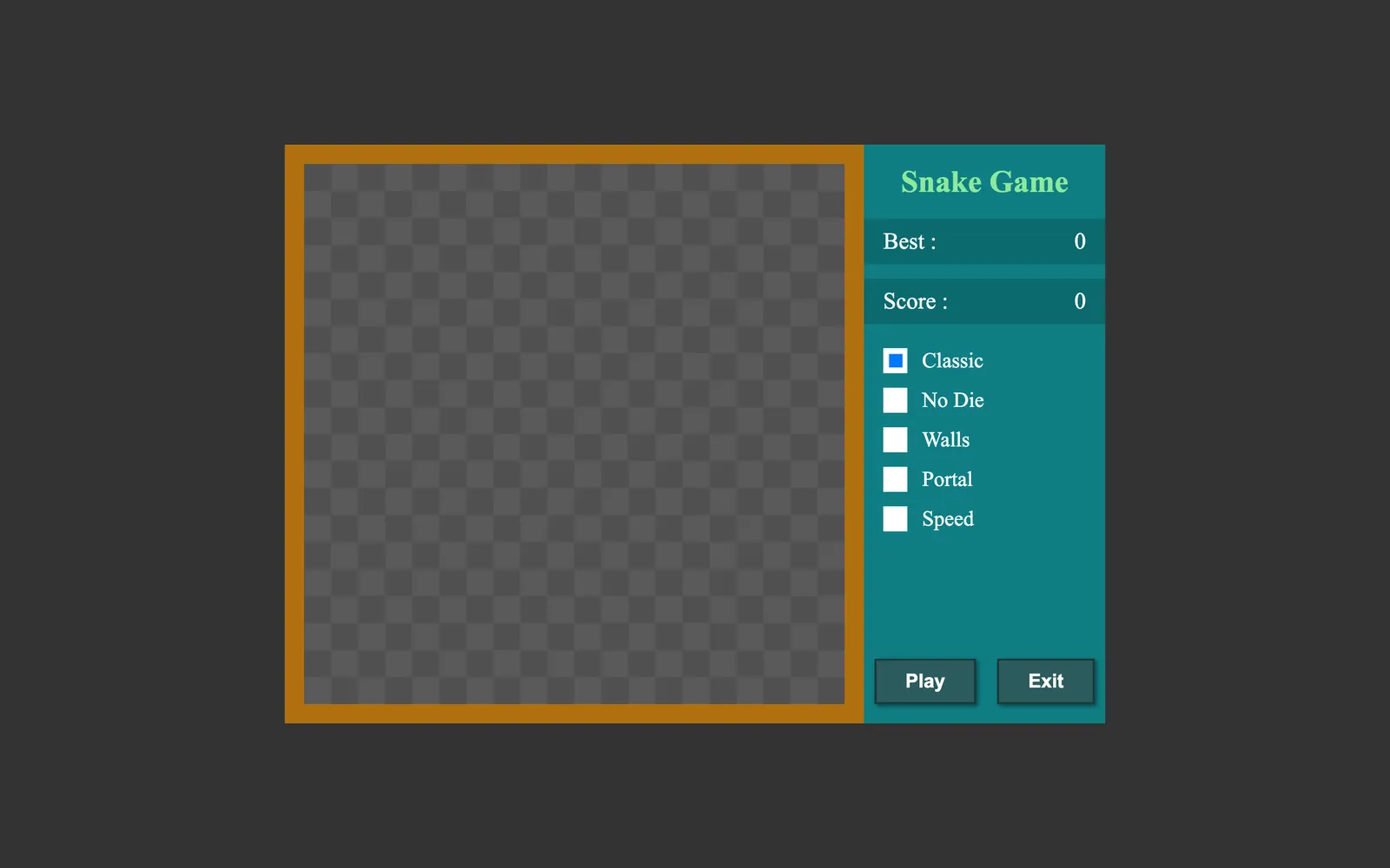 Snake (PixiJS) — Скриншот 1