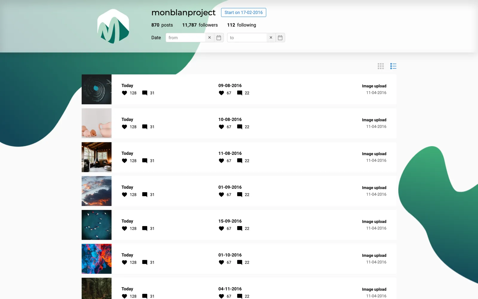 Post Feed — Screenshot 1