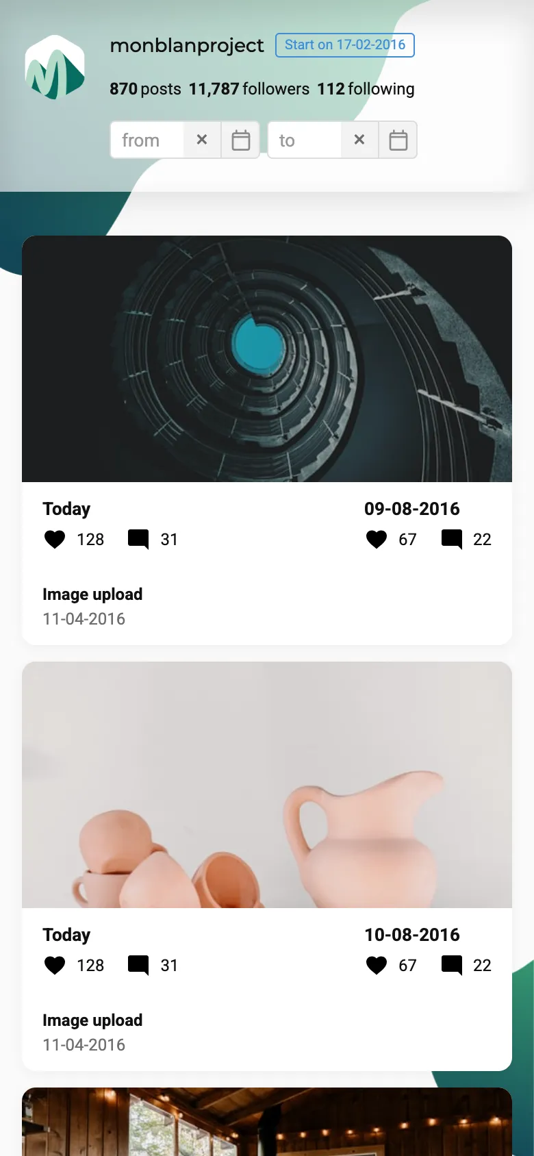 Post Feed — Mobile